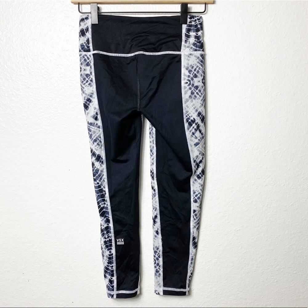 Victoria's Secret Tie Dye Black XS Women Workout Leggings - Picture 4 of 4